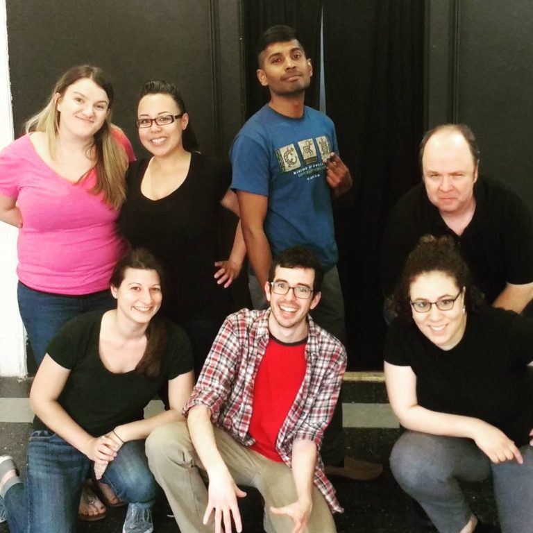 Intro to Improv students